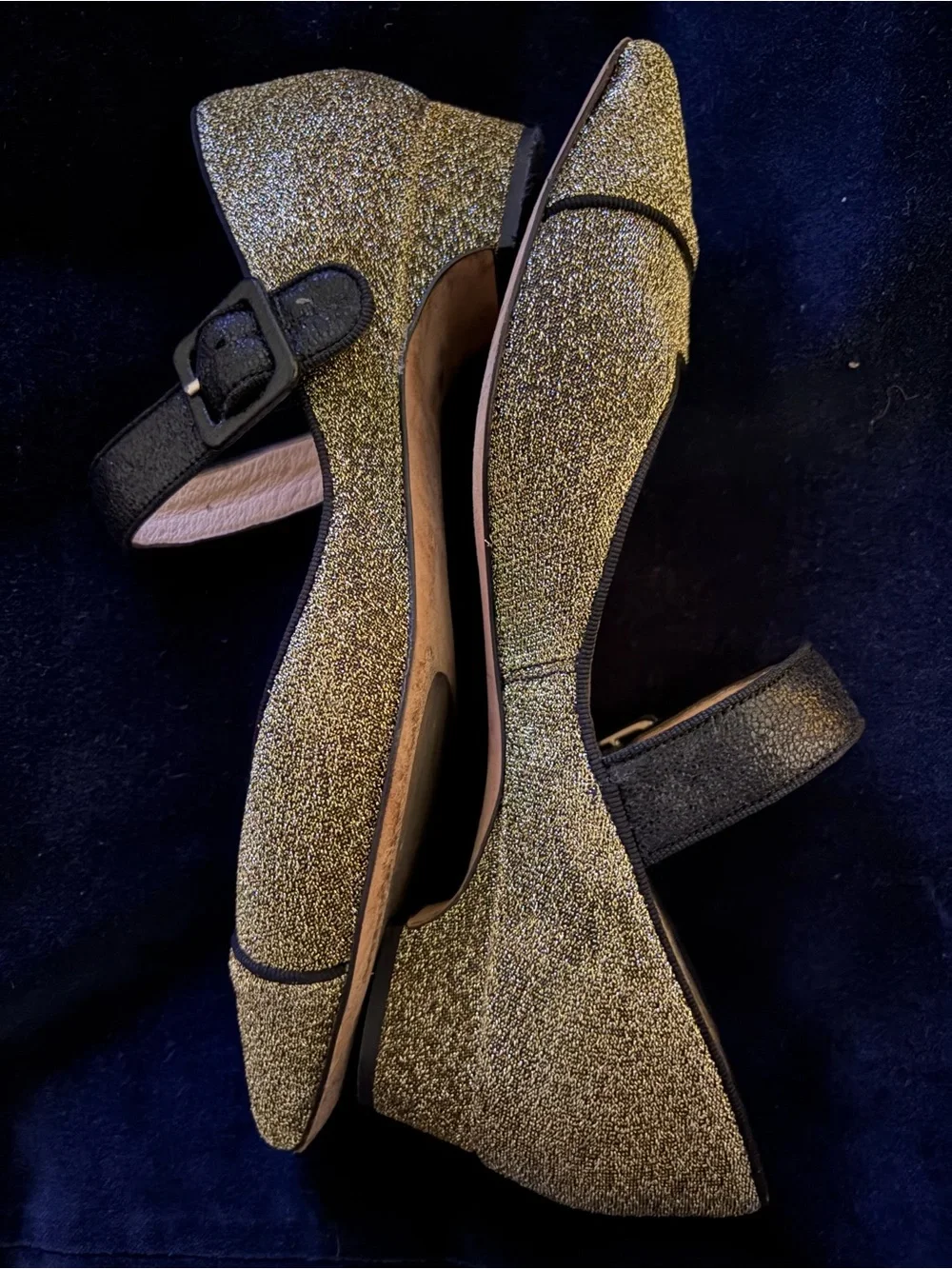 Calzaturificio Gielle Viareggio sparkling gold